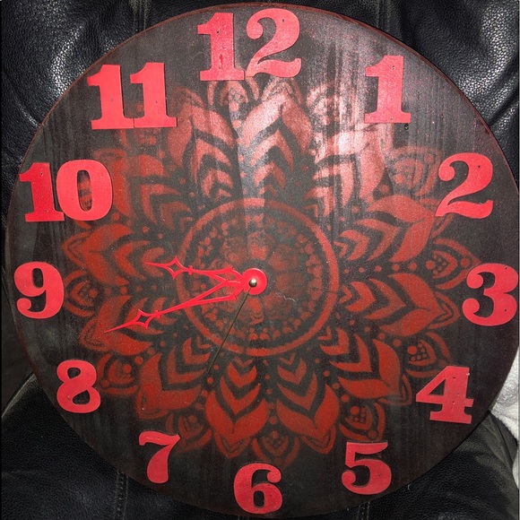 Wooden clock